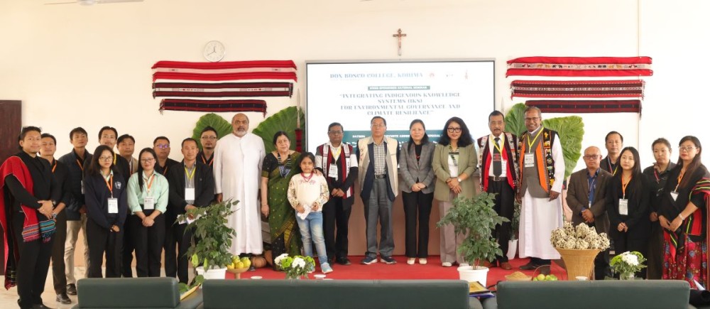 Dignitaries and others during National Seminar at Don Bosco College, Kohima.